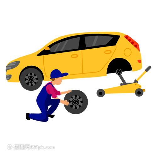 卡通汽車維修服務 讓汽車養護變得簡單有趣